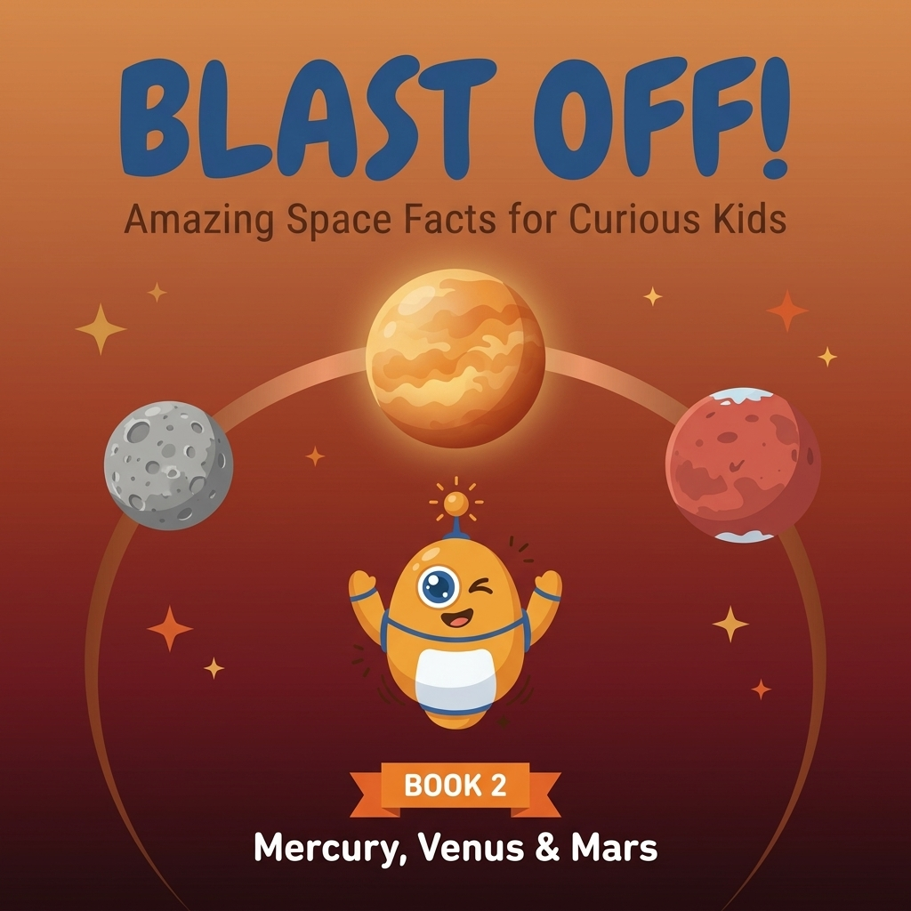 Blast Off! Book 2 cover — Mercury, Venus and Mars
