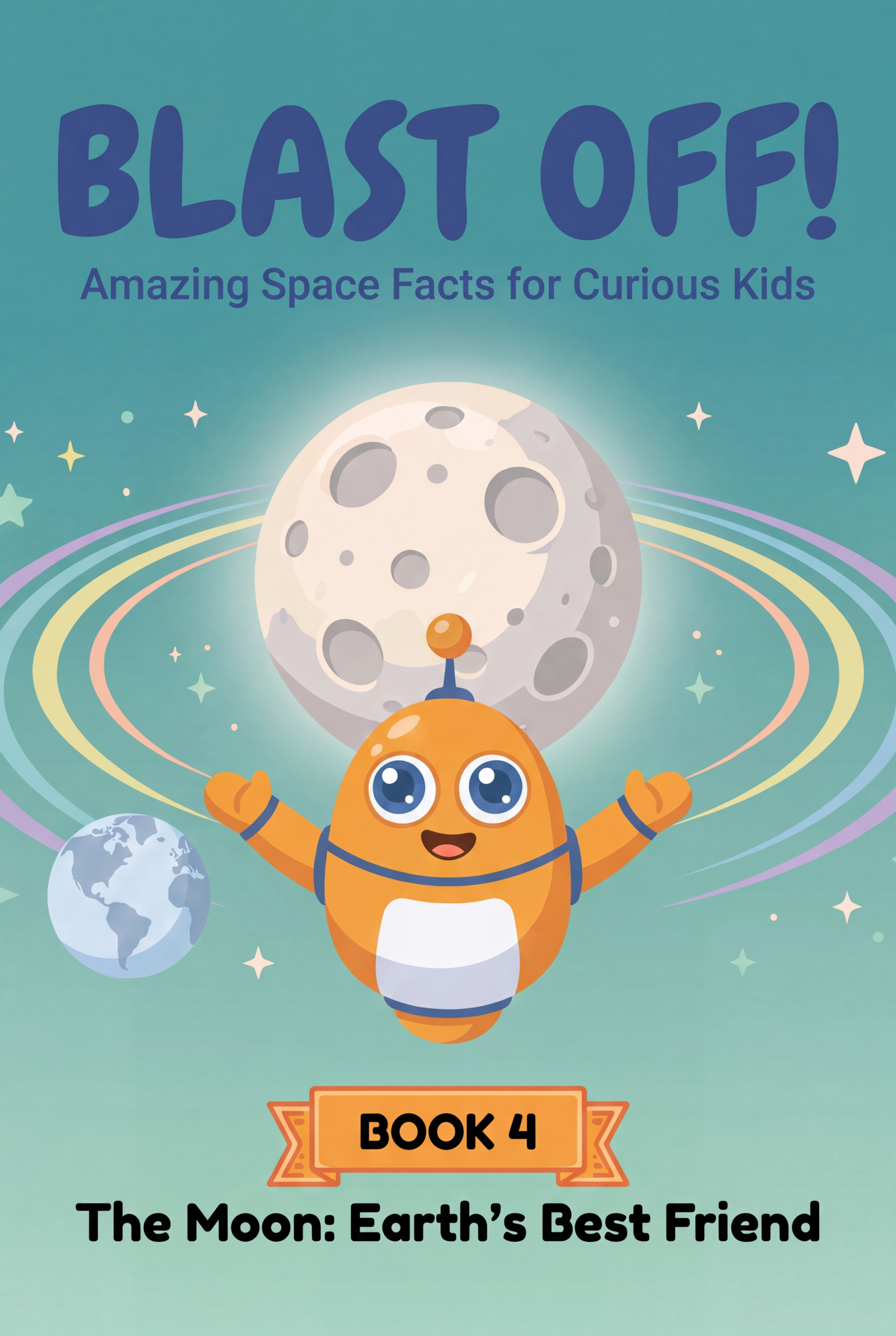 Blast Off! Book 4 cover — The Moon: Earth’s Best Friend